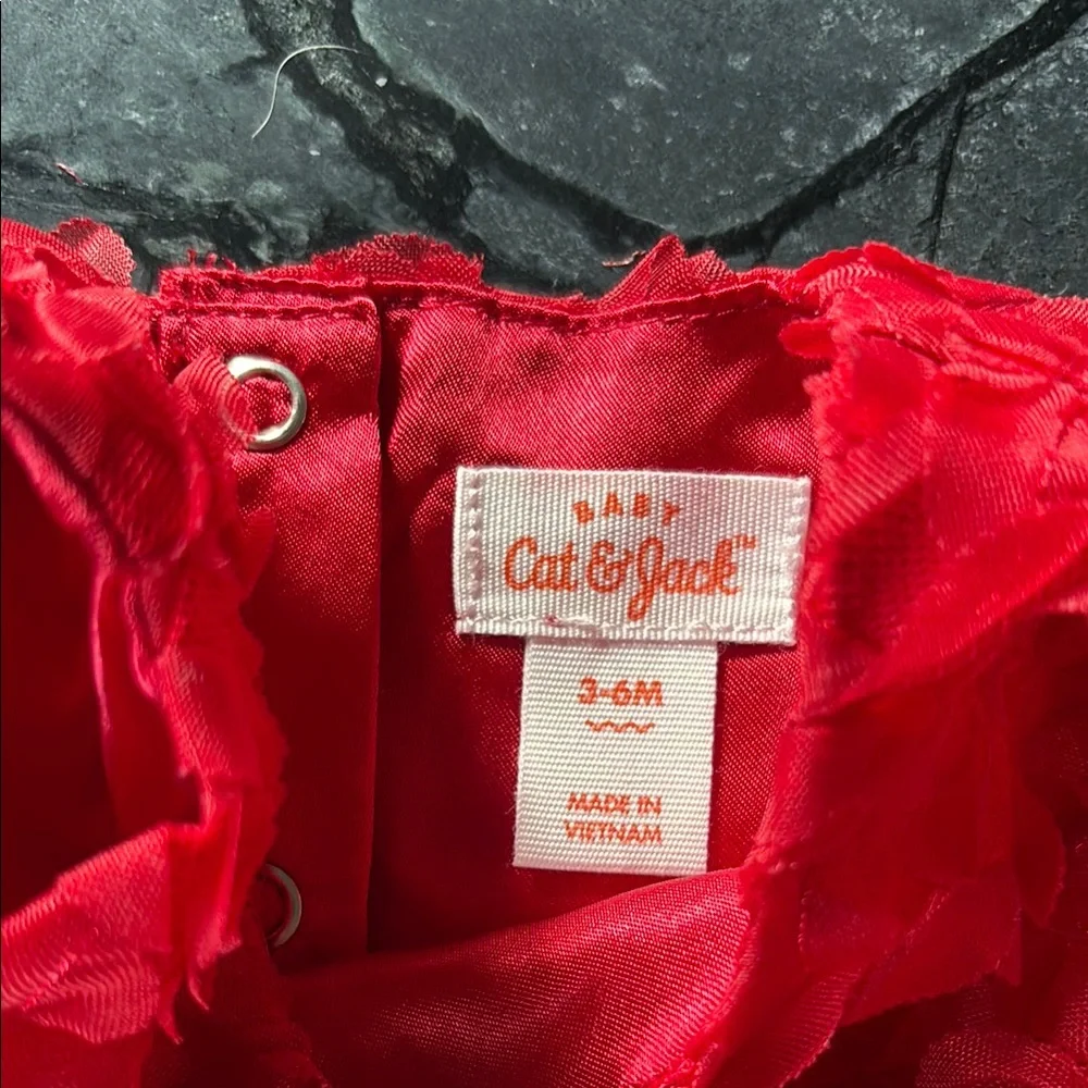 Cat & Jack Red Satin Diaper Cover Accessories